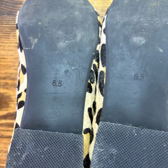 Soft Surroundings Leopard Print Flats Size 6.5 - Picture 9 of 10